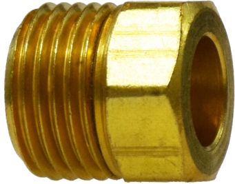 12016 0.37 in. Inverted Flare Brass Nut