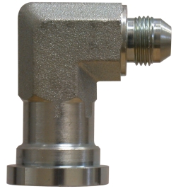 Midland Industries 17041216 1.06-12 x 1 MJIC 90 deg Flange C61 Adapter