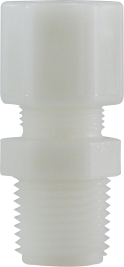 17193N 0.5 x 0.25 Compression x MIP Nylon Adapter, White