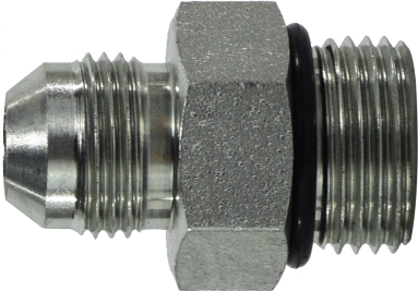64003 0.37-24 MJIC x Male O-Ring Straight Connector