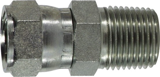 Midland Industries 65051212 1.06-12 x 0.75 Thread 1 & 2 Swivel Nut to Male Pipe Adapter