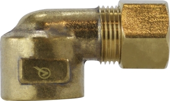 18264BLF 0.62 x 0.5 Compression x FIP  90 deg Elbow