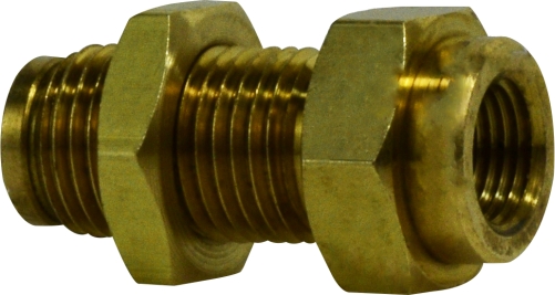 20172 0.37 x 0.25 in. Push-in x FIP Bulkhead Union
