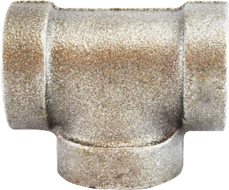 68251 0.25 300 PD Galvanized Malleable Tee