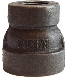 68448 1.5 x 0.75 300 PD Galvanized Malleable Reducing Coupling