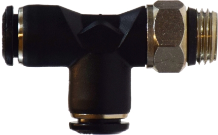 20670 4 mm x 0.12 in. BSPT Swivel Male Run Tee