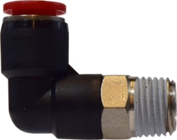 20699 6 mm x 0.5 in. Tee x S-Fit 90 deg Universal Composite Swivel Elbow