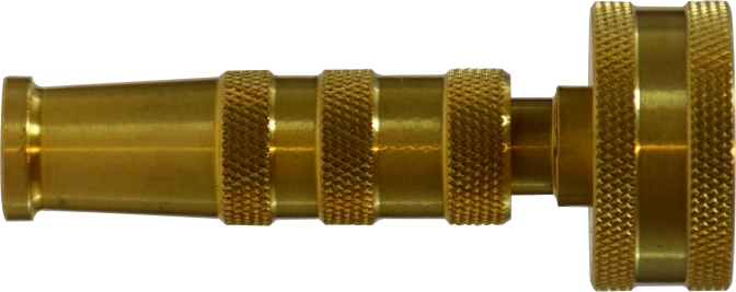 30640 3 in. Garden Hose Crossed Pattern Brass Nozzle
