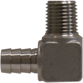 32038SS 0.25 x 0.12 in. Stainless Steel Barb Elbow