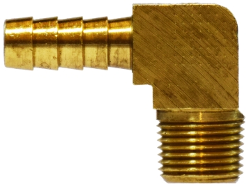32039B 0.25 x 0.25 in. Hose Barb x MIP Elbow
