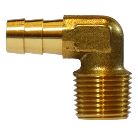 32045 0.62 x 0.5 in. Hose Barb x MIP Elbow