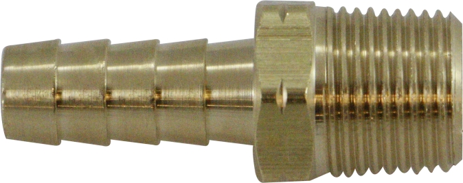 32455 0.5 x 0.37 in. Barb x BSPT Male Adapter