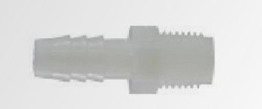 33025WB 1 x 1 Hose Barb x MIP Nylon Adapter, White