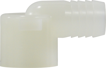 33342W 0.37 x 0.5 in. Barb x FIP Nylon Elbow