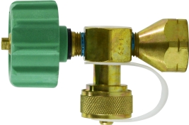 34174 1-20 QCC1 x Female POL with Male Cylinder Thread Tee