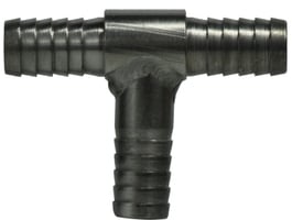 34564T 0.5 in. Barb All Thinwall 304 Stainless Steel Tee