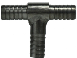 34568 0.37 x 0.37 x 0.25 Barb 304 Stainless Steel Tee