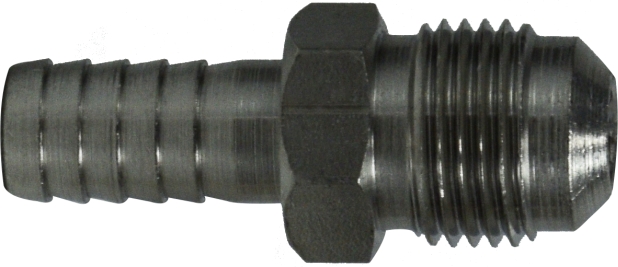 34585 0.37 in. Flare x Barb Stainless Steel Adapter