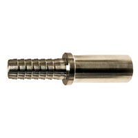 34626 0.37 x 0.37 in. Barb x Compression Stem 304 Stainless Steel Adapter