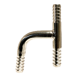 34650T 0.25 in. Barb All Thinwall 304 Stainless Steel Y-Tee