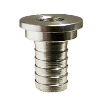 34717 0.37 in. Barb 304 Stainless Steel Tailpiece