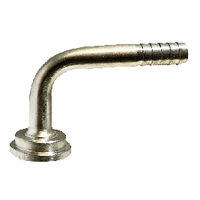 34722 0.31 in. Barb 304 Stainless Steel 90 deg Tailpiece