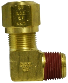 38105 0.5 x 0.5 in. Nylon Air Brake x MIP Elbow