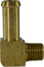 38860 0.25 x 0.12 Fuel Hose Barb x MIP Elbow
