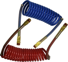 39400 15 ft. x 12 in. Air Coil with Springs, Blue & Red -  Midland Industries