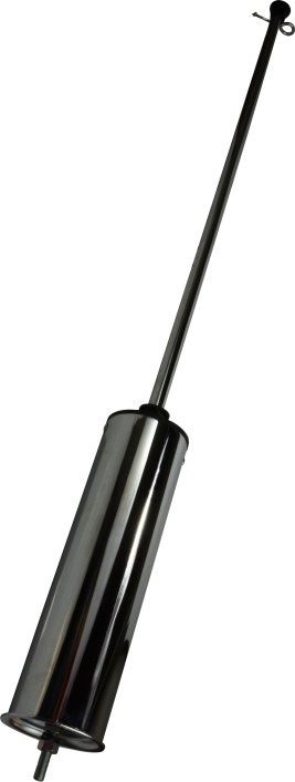 Standard Pogo Stick - Chrome - 40 in. - Durable Enclosed Spring