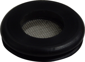 39558 Universal Gladhand Seal with Screen, Black