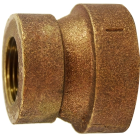 43441 1 x 0.5 in. Extra Heavy Coupling, Bronze