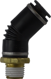 540806SC 0.5 x 0.37 in. Push-in x MIP 45 deg DOT Composite Elbow