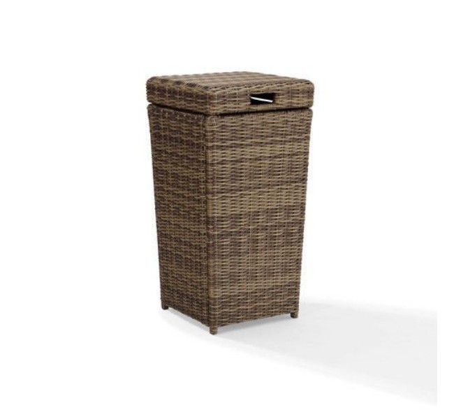 Picture of Crosley CO7306-WB Bradenton Trash Can - Light Brown