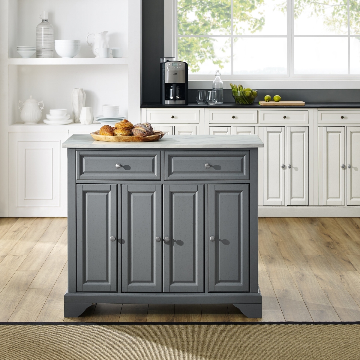 Picture of Crosley KF30043BGY Avery Kitchen Island - Grey