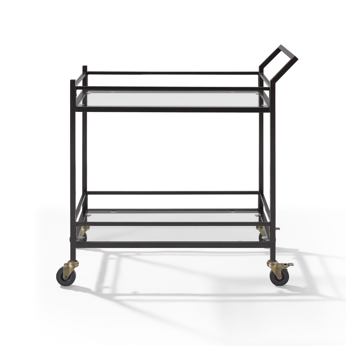 Picture of Crosley Furniture CF4007-BZ Aimee Bar Cart&#44; Oil-Rubbed Bronze