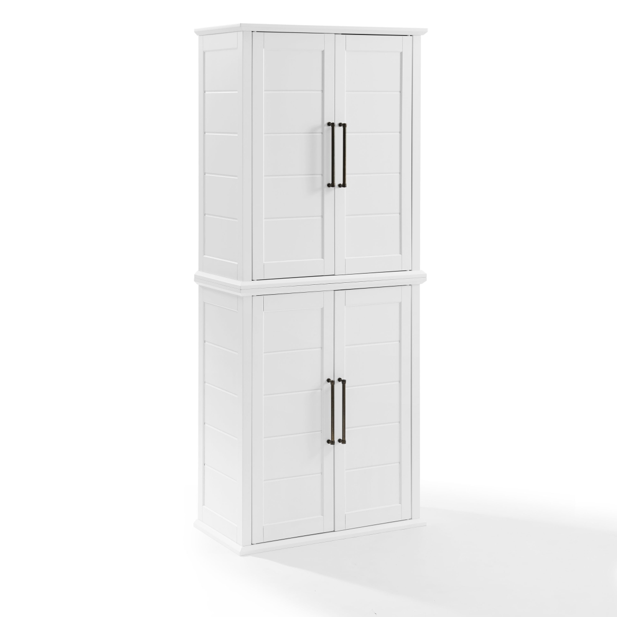 Picture of Crosley Brands KF33021WH 15 x 56 x 67 in. Bartlett Tall Storage Pantry - 2 Stackable Pantries&#44; White