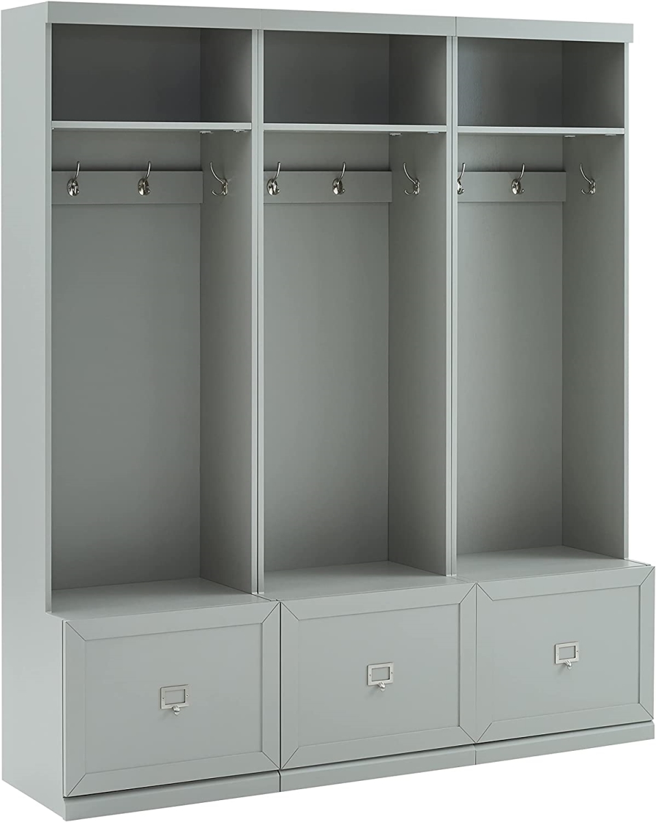 Picture of Crosley KF31008GY Harper Entryway Set with 3 Hall Trees, Gray - 3 Piece
