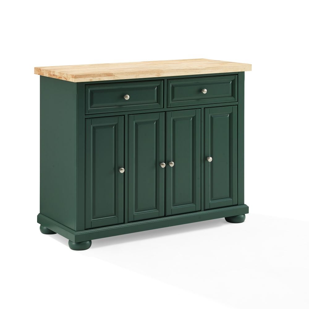 Picture of Crosley Furniture CF3021-EM 42 x 18 x 36.63 in. Madison Kitchen Island & Cart&#44; Emerald