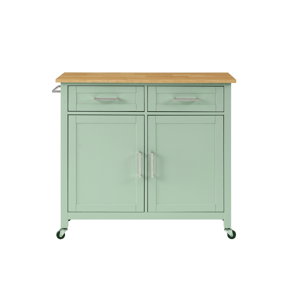 Picture of Crosley Furniture CF3034NA-MN 36 x 40 x 18 in. Tristan Kitchen Island & Cart&#44; Mint