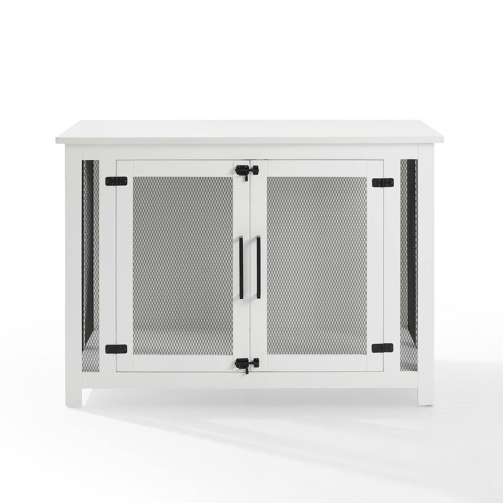 Picture of Crosley Furniture CF4504-WH 30 x 42 x 25 in. Dane Credenza Dog Crate&#44; White