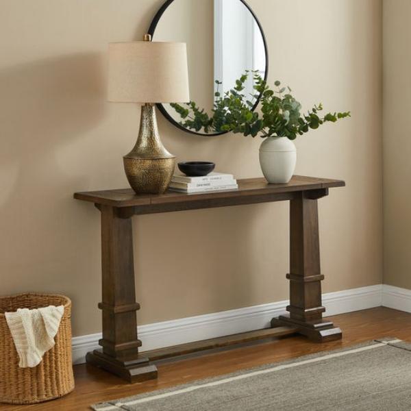 CF1340-DO 50 x 15 x 30.25 in. Joanna Entryway Console Table, Dark Oak