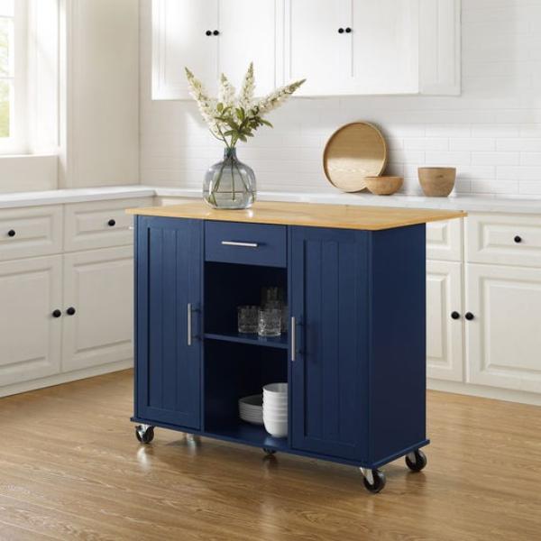 CF3046NA-NV Stella Kitchen Cart - Navy
