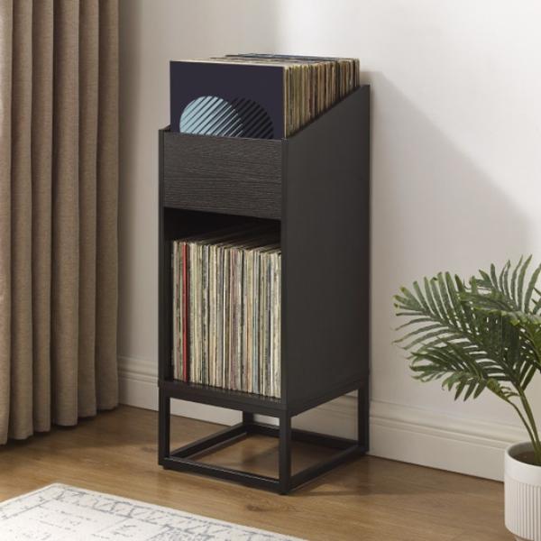 CF1132-BK Enzo Small Vinyl Record Storage Stand - Black