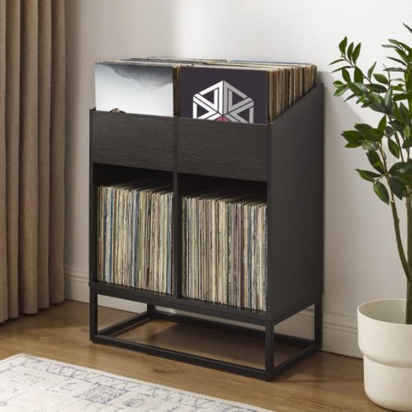 CF1133-BK Enzo Medium Vinyl Record Storage Stand - Black