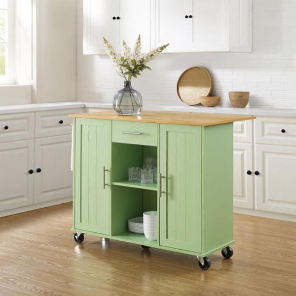 CF3046NA-MN Stella Kitchen Cart - Mint