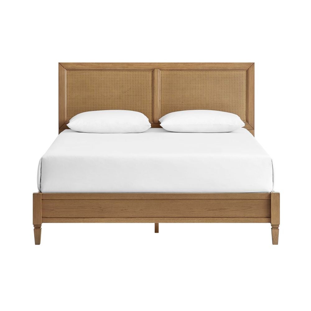 KF727005DW 45.25 x 64.63 x 85 in. Katia Queen Size Bed - Driftwood