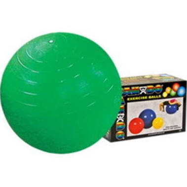 CanDo Inflatable Exercise Ball, Green, 65 cm (26")