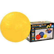 CanDo Inflatable Exercise Ball, Yellow, 45 cm (18")