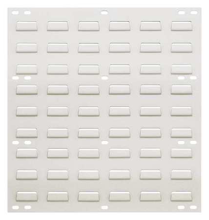 Quantum Mediacal  Louvered Panel - Oyster White - 19 x 18 in. - Heavy-Duty Steel